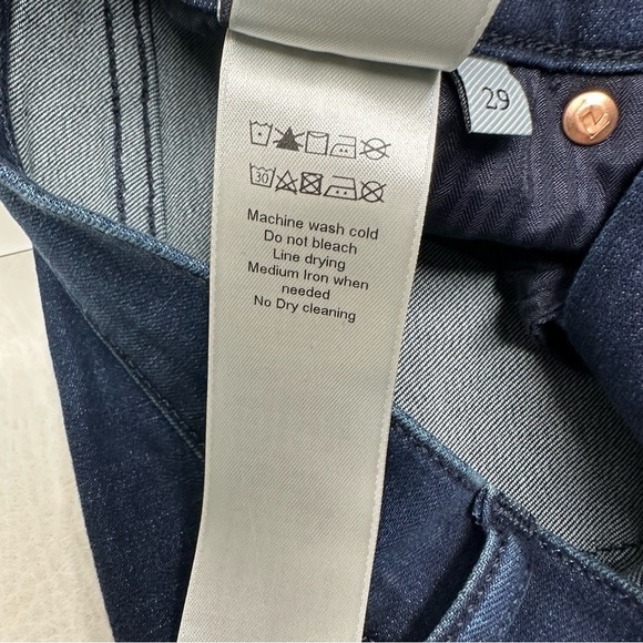 7 for All mankind DOJO WOMENS JEANS FLARE LEG TROUSER SIZE 29 stretch NWT - Picture 7 of 10